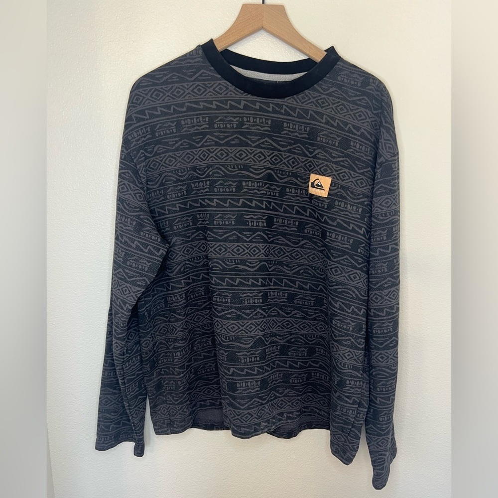 Quiksilver Heritage Printed Crew Sweatshirt Large - Picture 1 of 7
